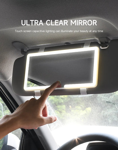 Miroir de Voiture avec Eclairage LED